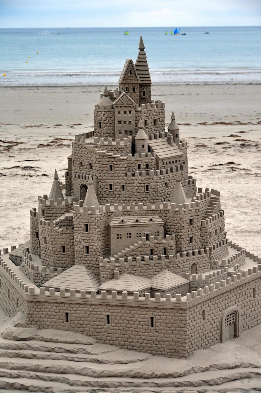 A Very Detailed Sandcastle