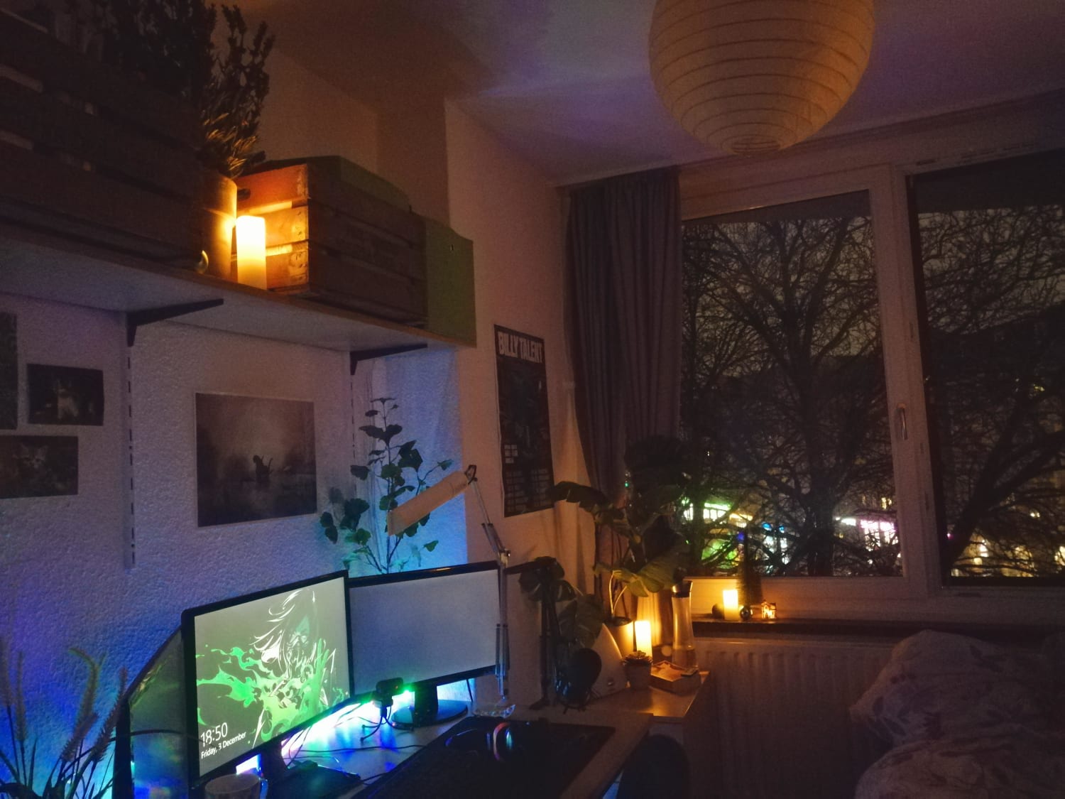 I bought some LED candles and now my place feels super cozy
