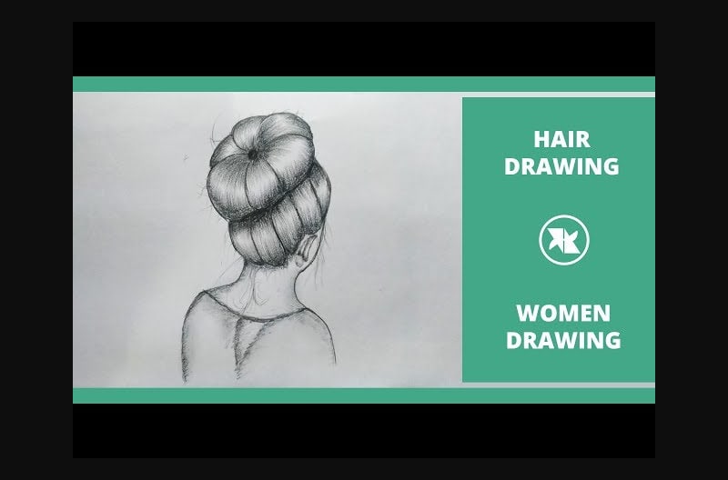 Mix How To Draw A Girl With A Messy Bun Hair Hair