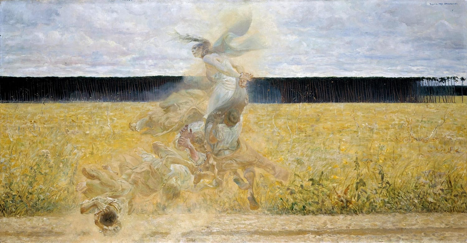 Jacek Malczewski - In the Dust Storm, 1893-1894.