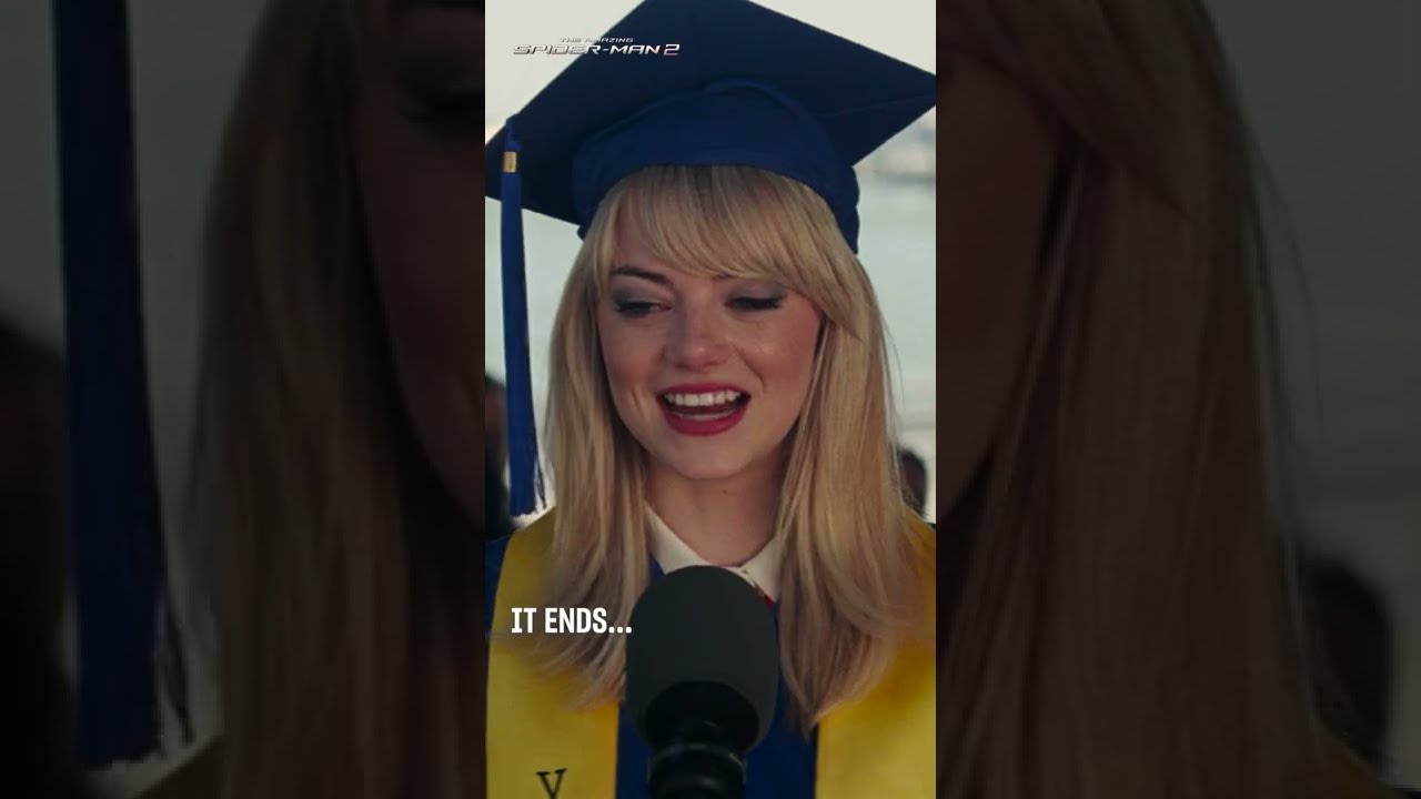 The Amazing Spider-Man: Gwen's Grad Speech (Emma Stone MOVIE #SHORTS)