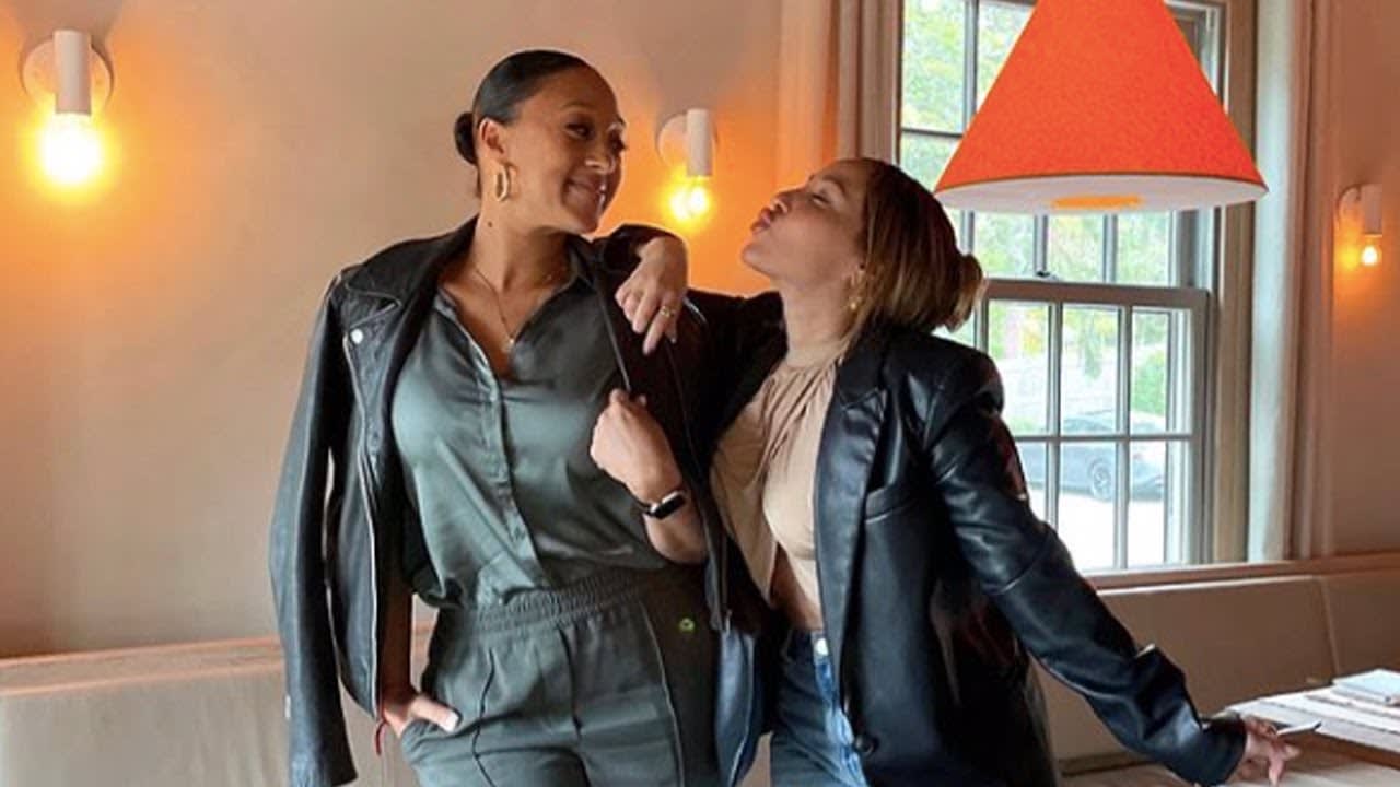 Adrienne Bailon and Tamera Mowry-Housley Have EMOTIONAL Reunion After a Year Apart