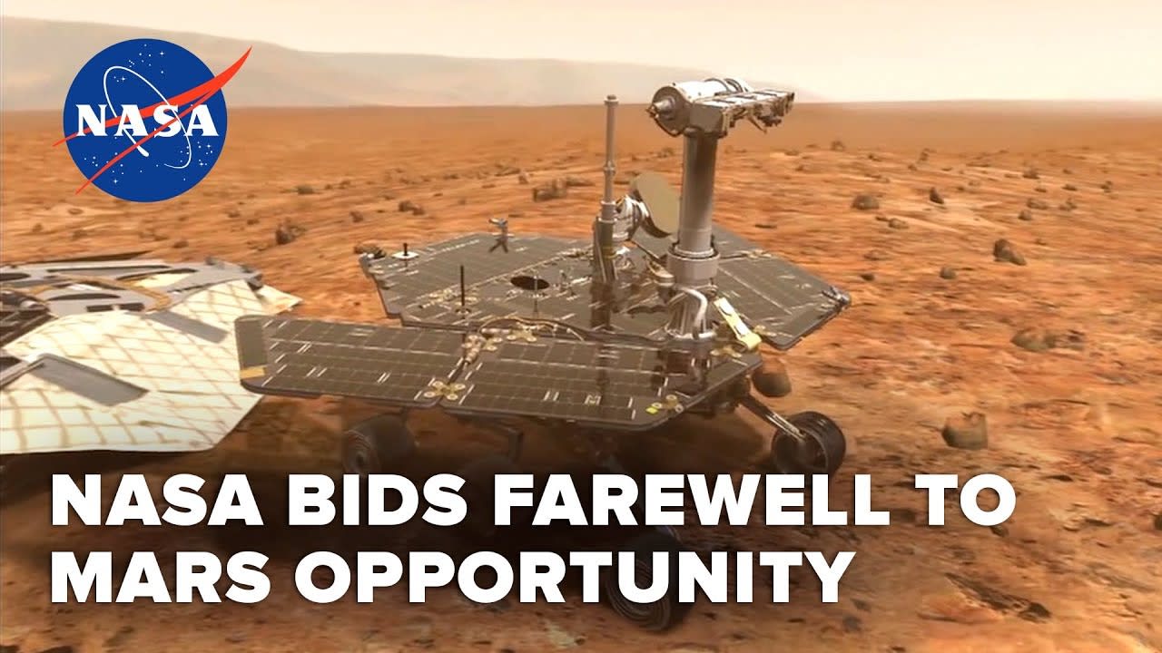 NASA says goodbye to Mars rover Opportunity after 15 years