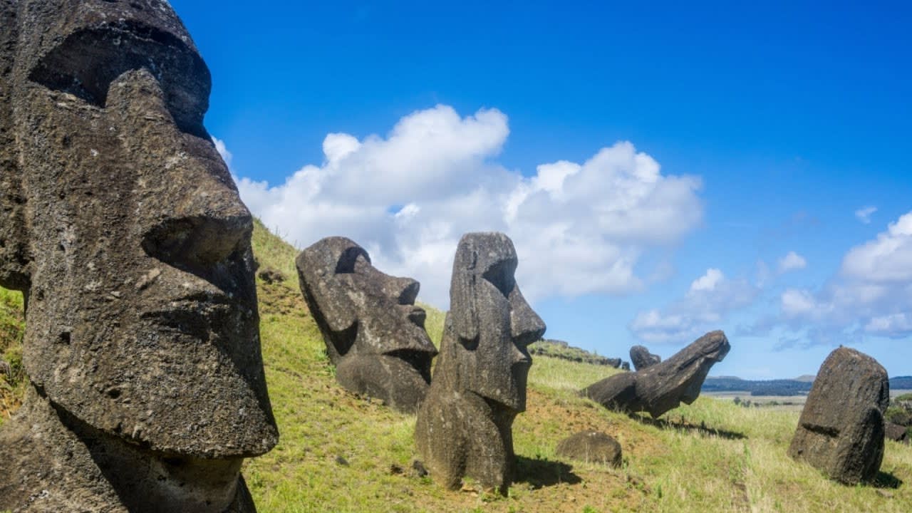 Easter Island, also called Rapa Nui, is a Polynesian island in the Pacific Ocean. Archaeologists suggest that the statues were a representation of the Polynesian people’s ancestors. However, there has been much speculation about the exact purpose of the statues.