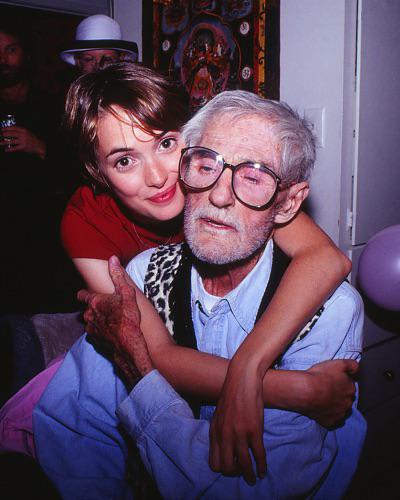 Winona Ryder and her Godfather Timothy Leary in the early 90’s