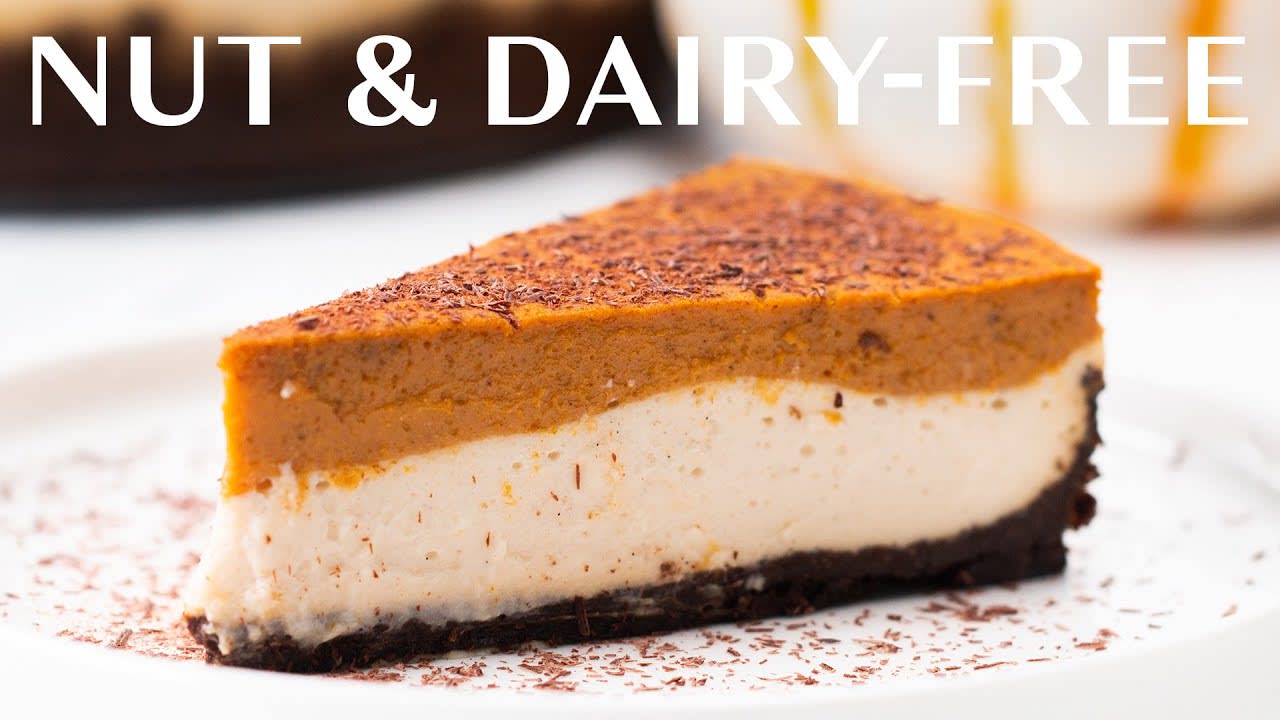 Dairy-Free Pumpkin Pie "Cheesecake"