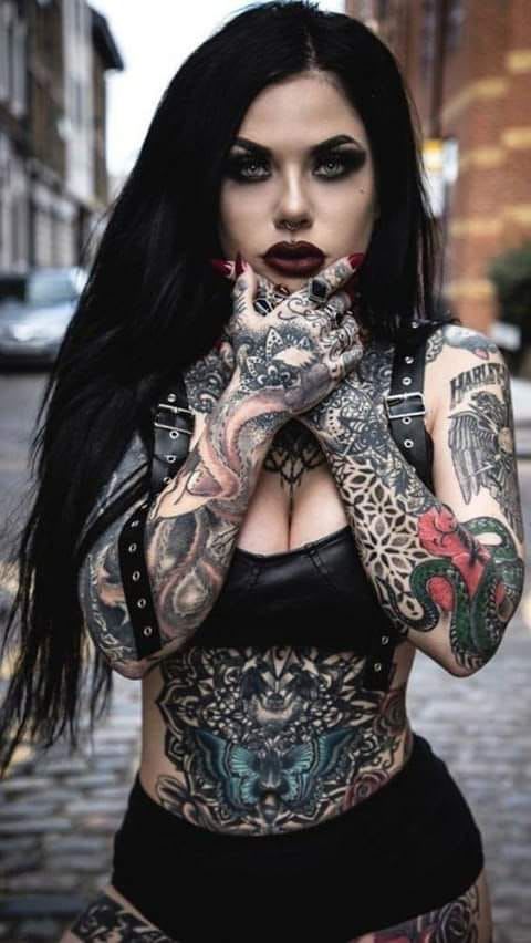 Pin on GOTHIC TATTOOED AND ALL TYPES OF SEXY VIXENS