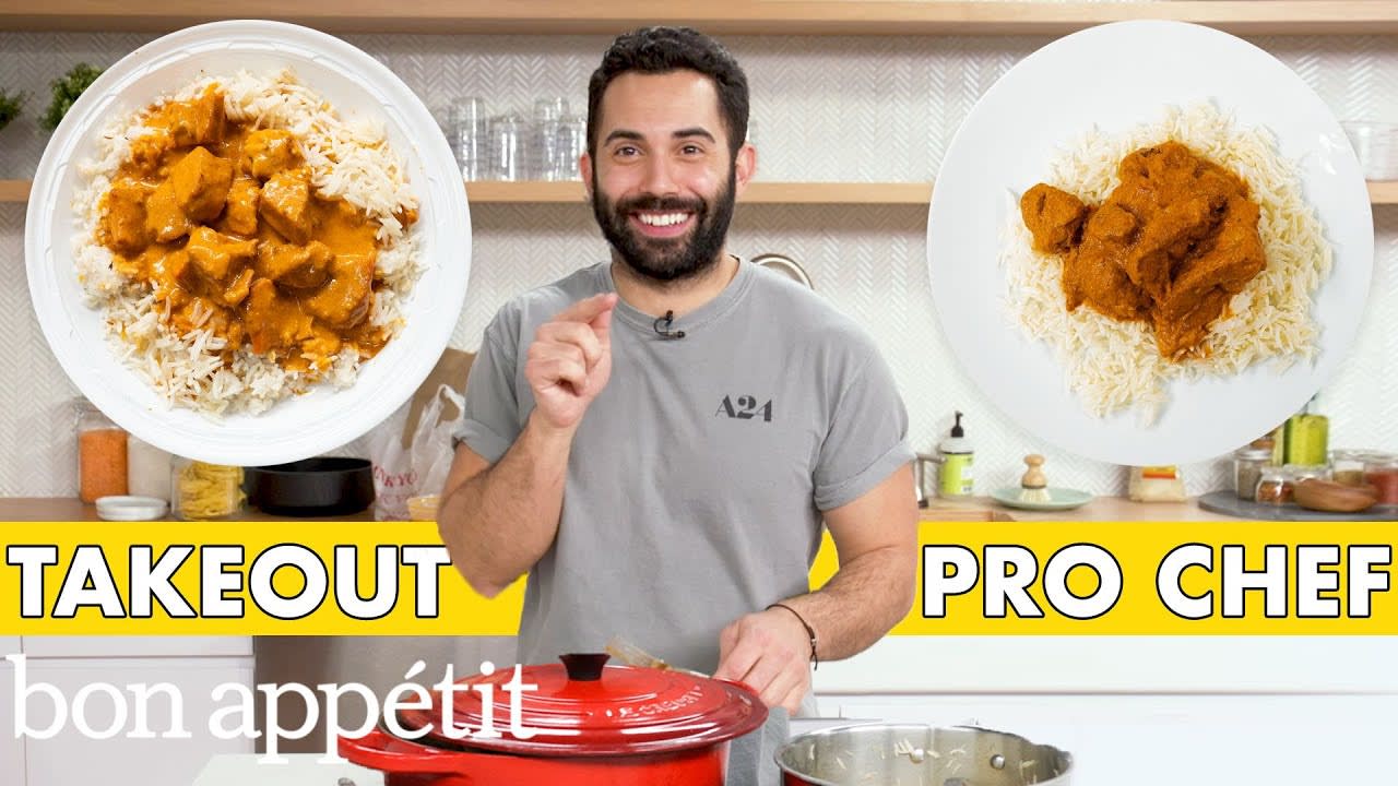 Pro Chef Tries to Make Chicken Tikka Masala Faster Than Delivery | Taking on Takeout | Bon Appétit