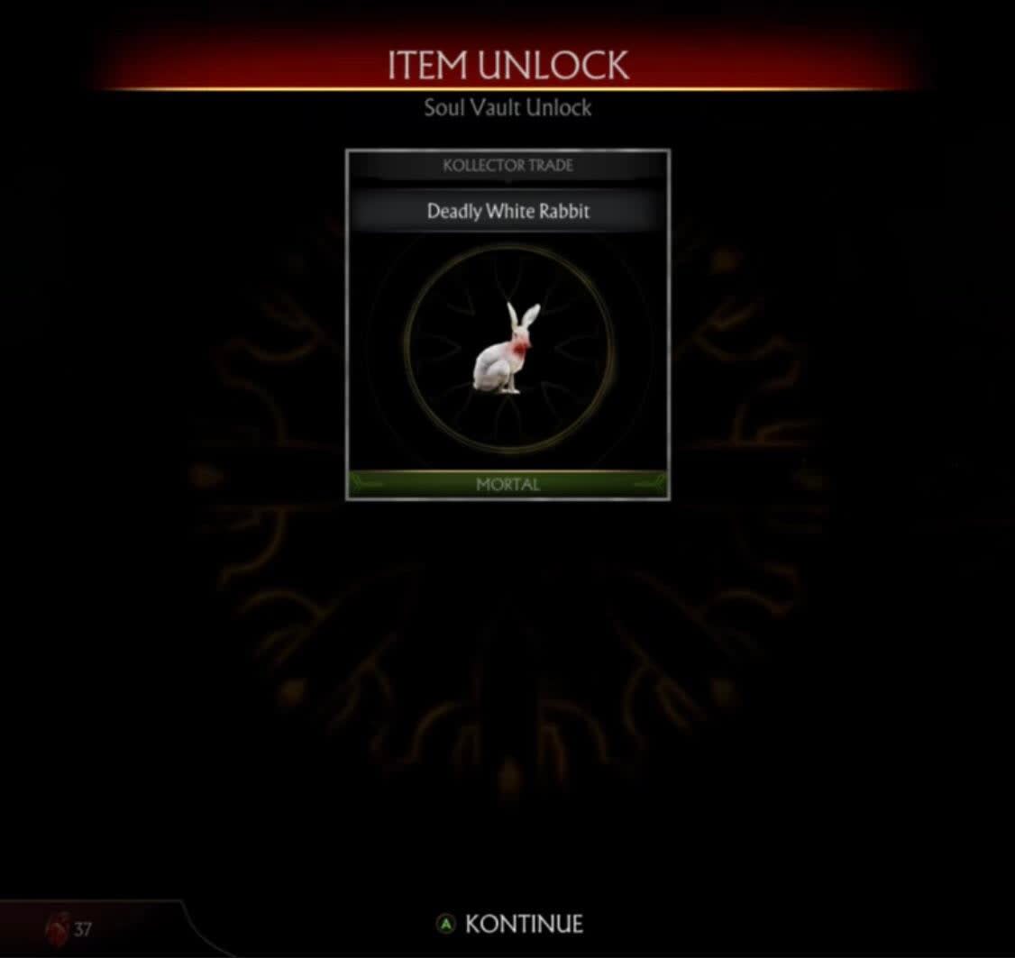 Meant to share this weeks ago, I unlocked a Monty Python reference in the Krypton! What other non-MK references are in MK11? Love easter eggs like this.