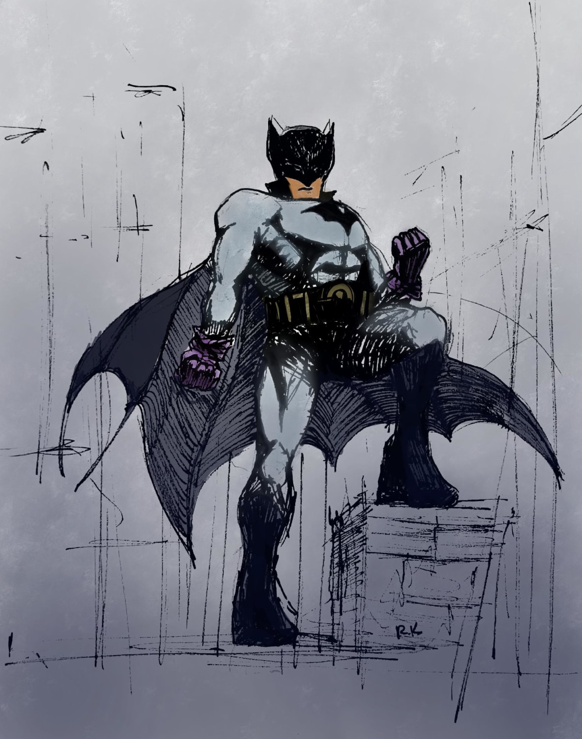 Batman 1939 sketch