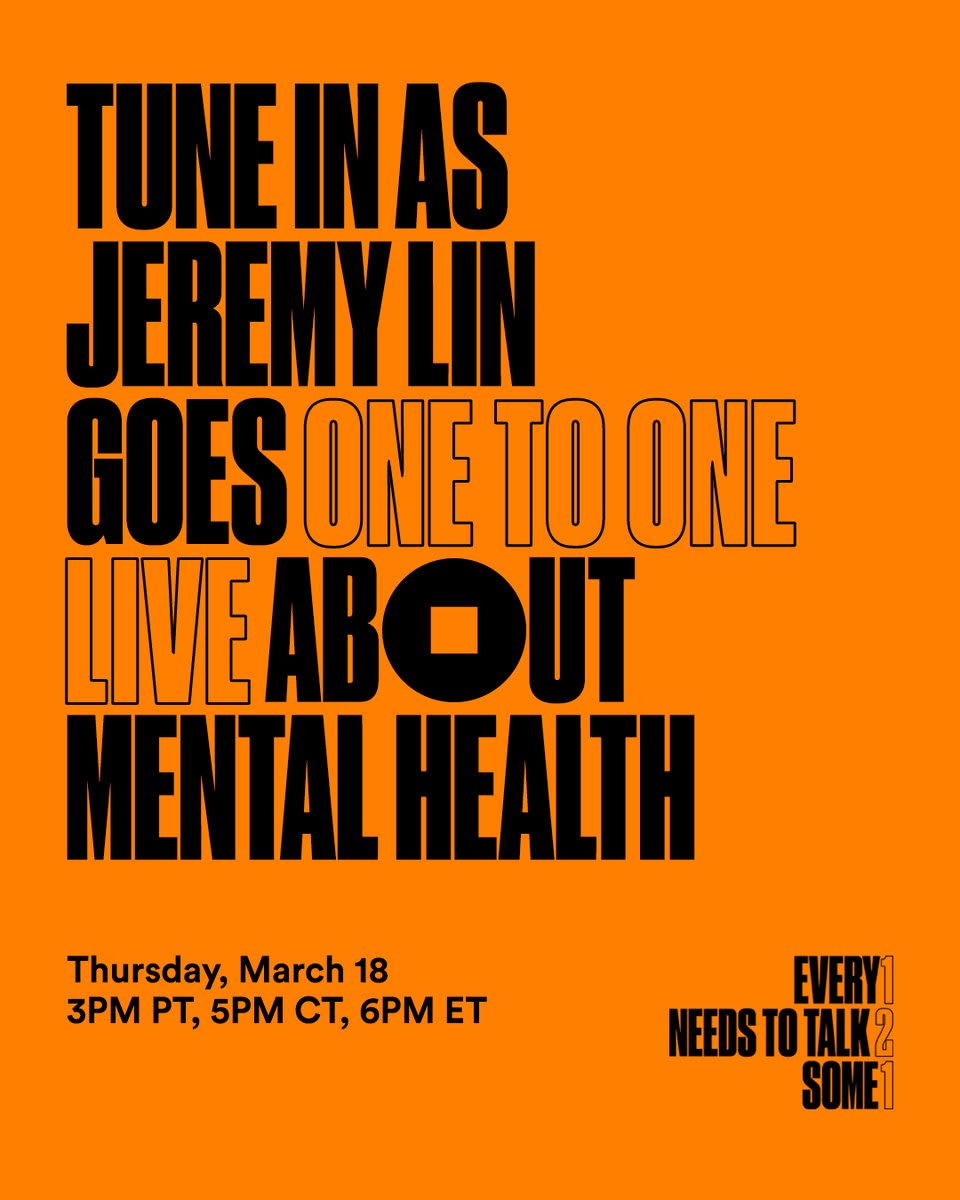 Such an important convo happening today ❤️ @JLin7, his brother Josh and Dr. Jenny Wang talk about anti-Asian racism and why it's more important than ever to prioritize mental health within the Asian community. Check it out at 3 pm PT: