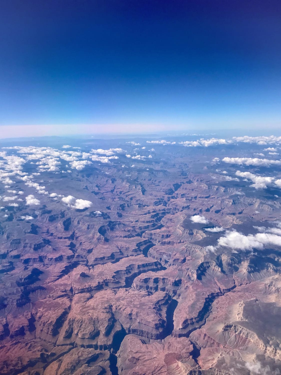 The Grand Canyon from 30,000 feet