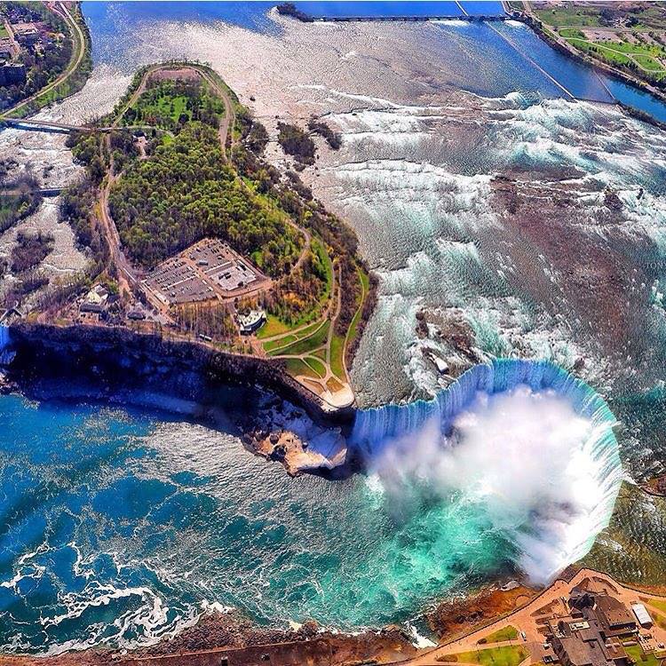 Ariel View of Niagara Falls