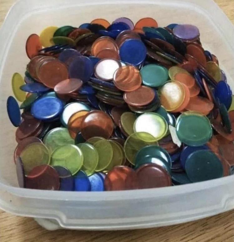 POV: I just unlocked a memory u didn’t know u had…Remember running your hands through these BINGO chips?