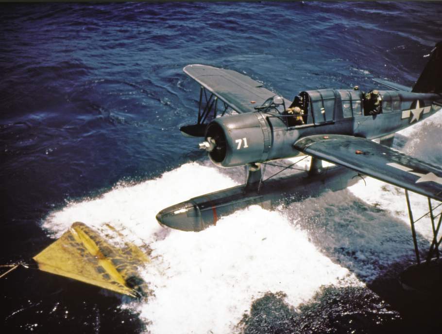 During WorldWarII, carrier-based aircraft came to symbolize naval aviation. But many aircraft filled other roles essential to naval combat — like the Vought OS2U Kingfisher's service as a ship’s spotter plane. We explore on the blog: