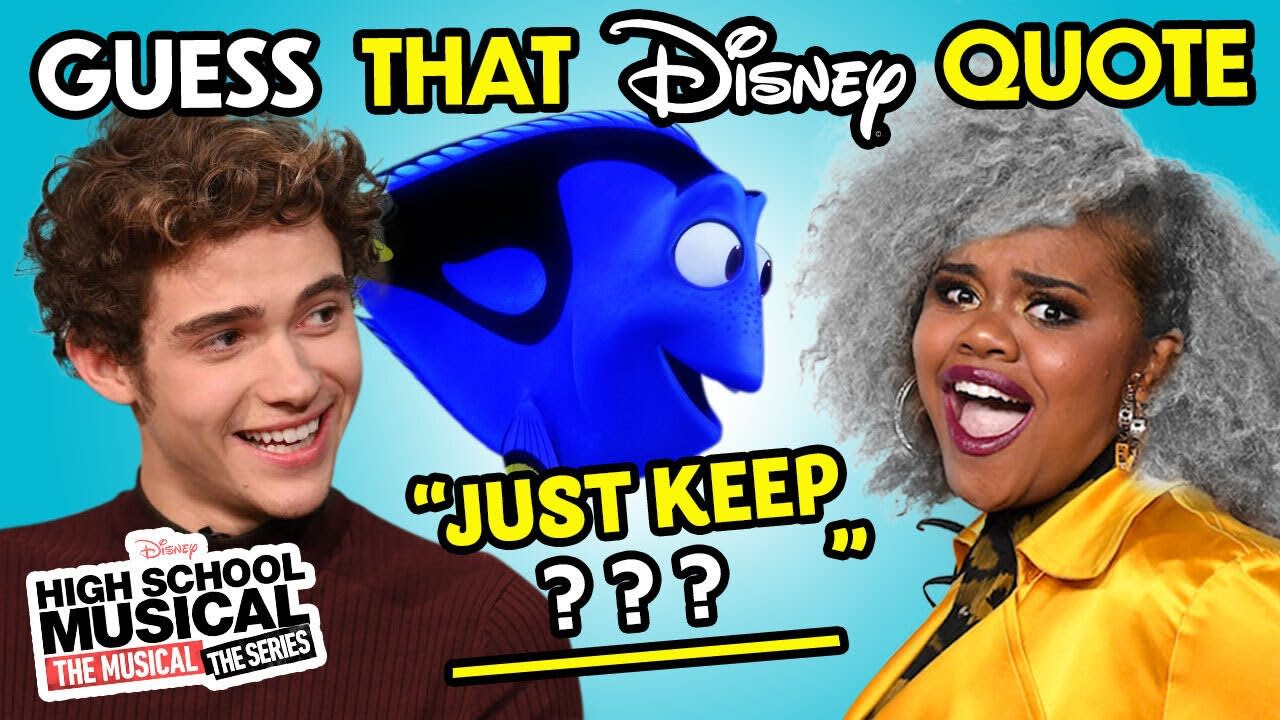 Guess That Disney Quote Challenge | The Cast Of High School Musical The Series Reacts!