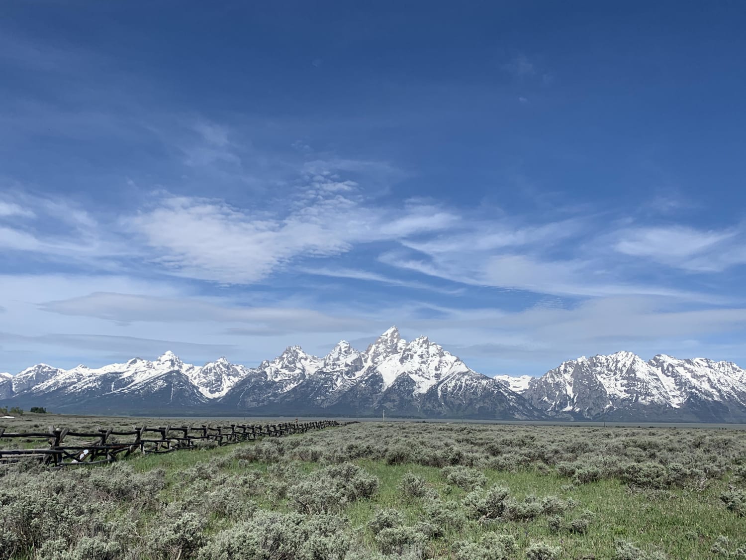 I raise you one iPhone XR Teton picture from June 1st.