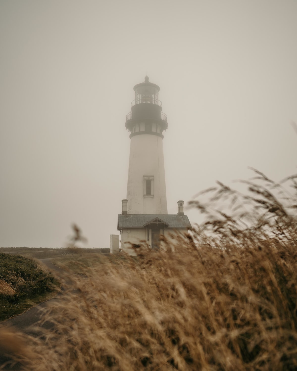Yaquina Head Lighthouse on the Oregon Coast
