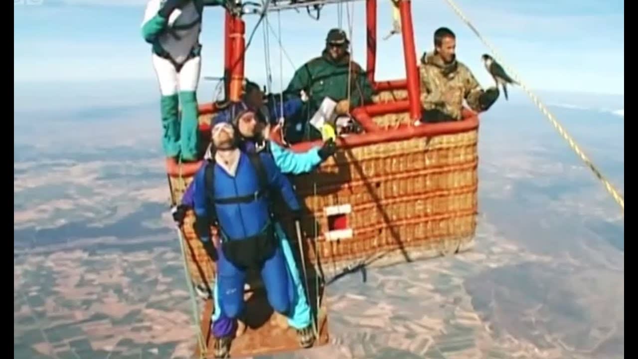 Falcon Vs Skydiver | Ultimate Killers | BBC Earth