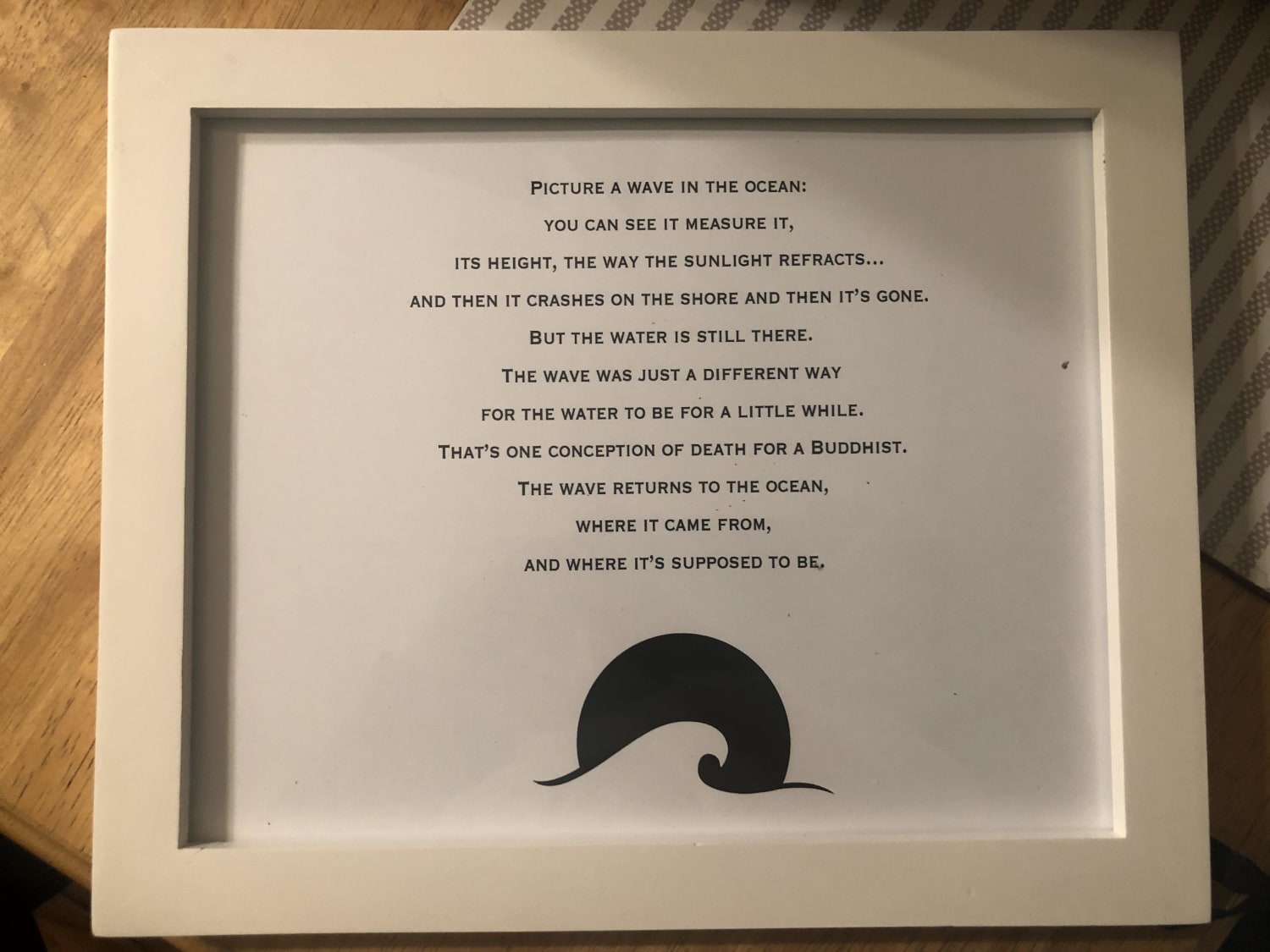 I bought this and framed it for my friend’s birthday tomorrow. He loves the show too and we bonded a bit over it.