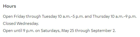 SFMOMAMembers get a head start on your day + visit Warhol during members-only hours today from 9-10a.m. BTW, you may want to save this screenshot our new, extended summer hours!