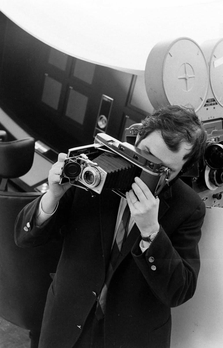 Stanley Kubrick on the set of “2001: A Space Odyssey.”