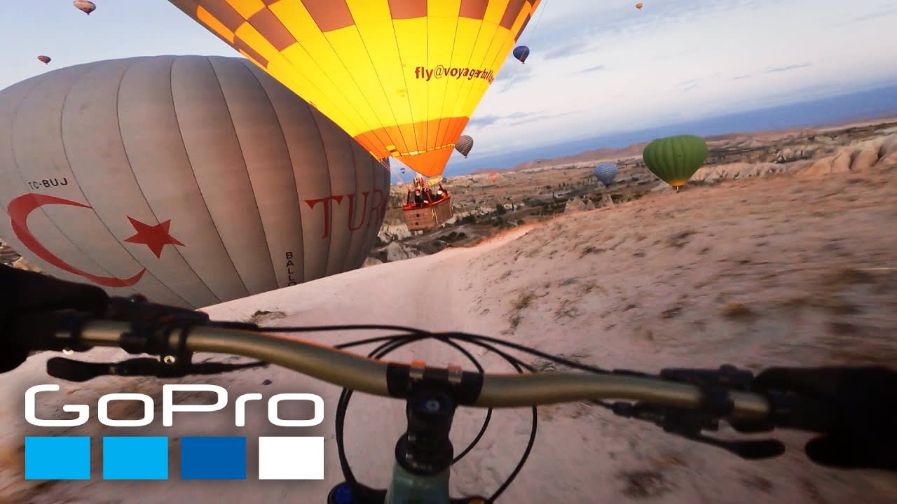 GoPro Awards: MTB with Hot Air Balloons in Cappadocia