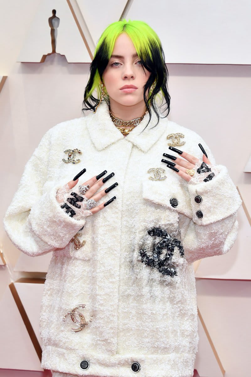 Happy birthday @billieeilish From space buns to slime green hair, here's a look at her beauty evolution.