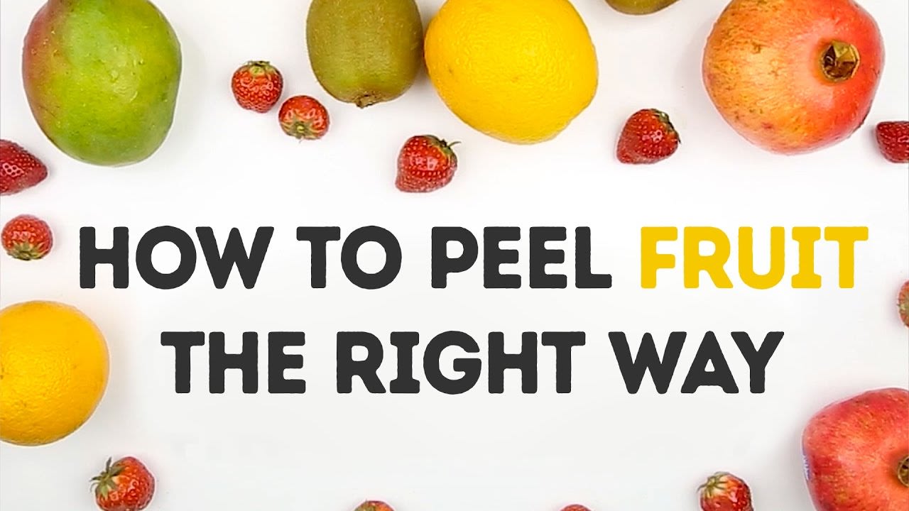 How to peel fruit the RIGHT way | 5-MINUTE CRAFTS