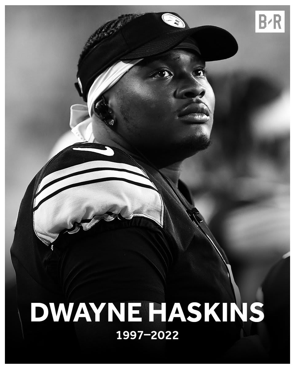NFL quarterback Dwayne Haskins died this morning after he was struck by a car in South Florida Haskins, 24, was a standout QB at Ohio State before being drafted in the 1st round in 2019