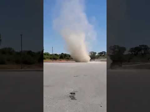 Dust Devil Rips Through Talladega in Alabama - 1192994