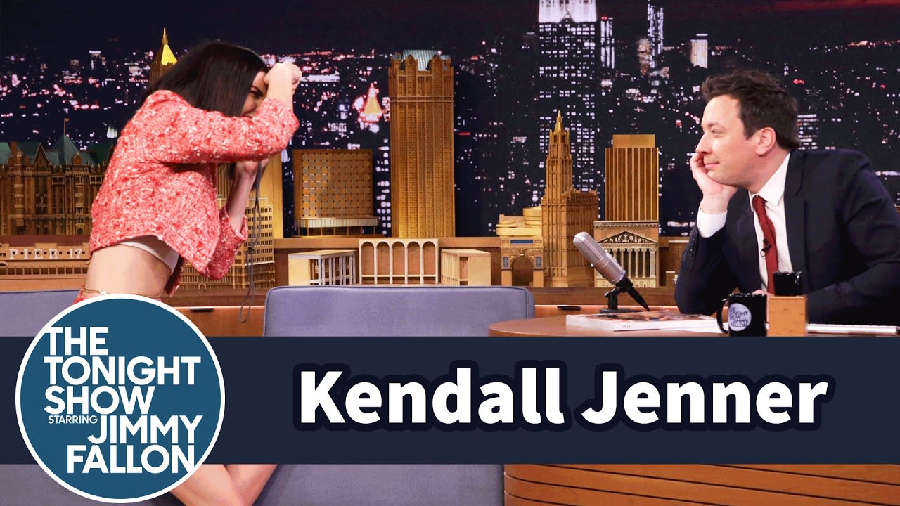 Jimmy Fallon Models for a Kendall Jenner Photo Shoot