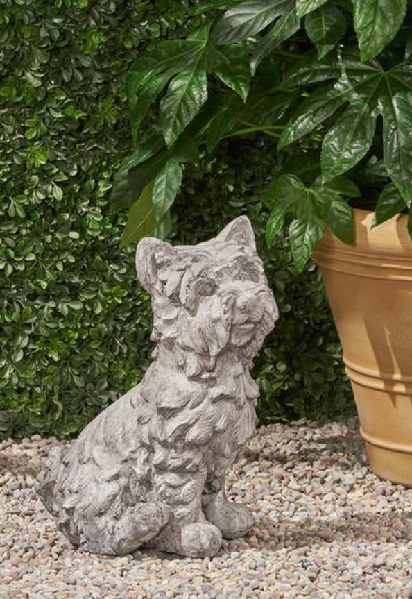 Outdoor Terrier Dog Garden Statue