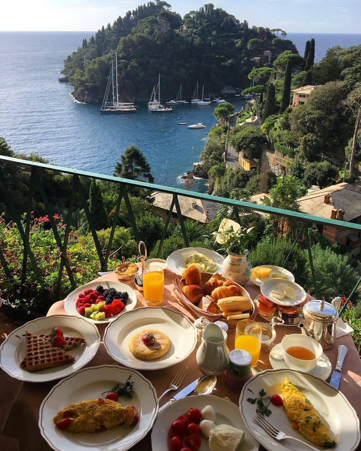 Breakfast in Capri