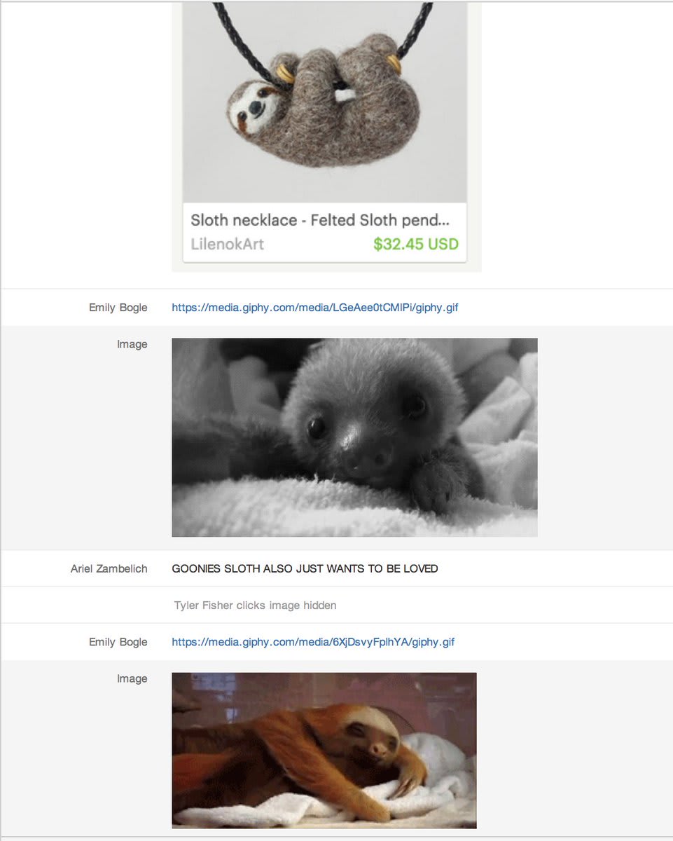 it's sloth hour again in the @nprviz chat.