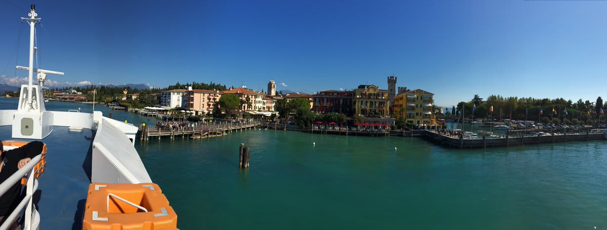 Sirmione Visits You! Sirmione is set on a perninsula Lake Garda, an outstanding area of beauty in northern Italy #Travel