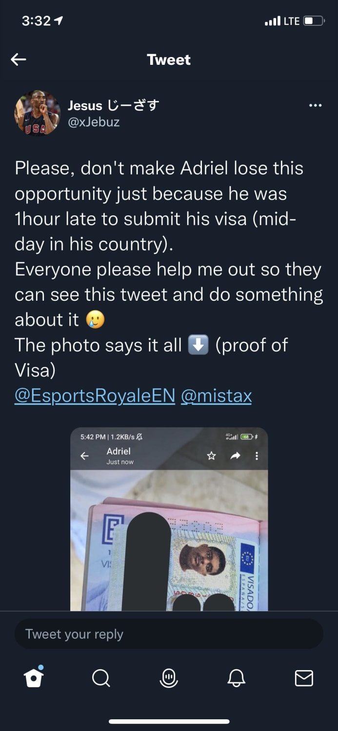 CRL World Finals Qualifier Gets Disqualified For Submitting His Visa One Hour Late to Registry. (Due to His Country’s Timezone) A 17 Year Old Kid Just Got His Dreams Shattered and Missed the Opportunity to Compete For 250k…Damn Supercell…