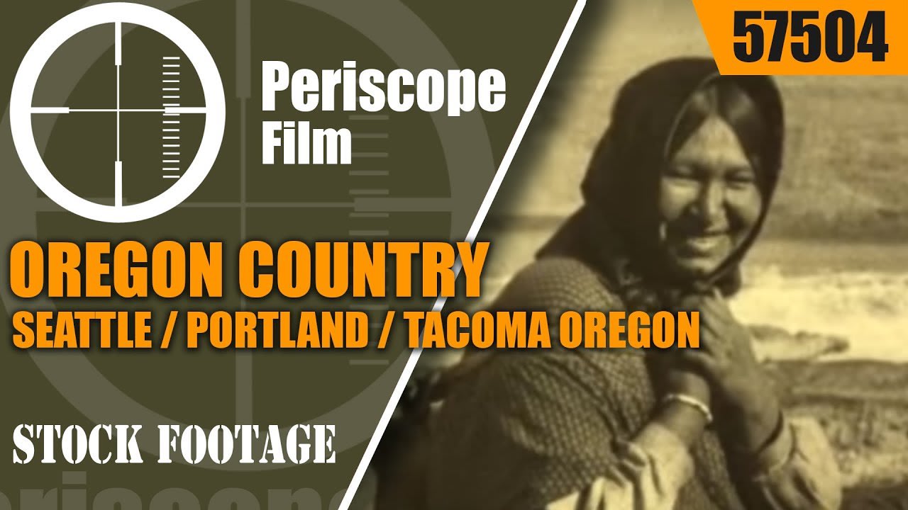 OREGON COUNTRY SEATTLE / PORTLAND / TACOMA OREGON TRAIL 1920s EDUCATIONAL FILM 57504