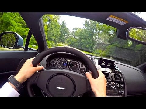 My First Time Driving An Aston Martin! 2015 Aston Martin Vantage GT Roadster POV Drive!