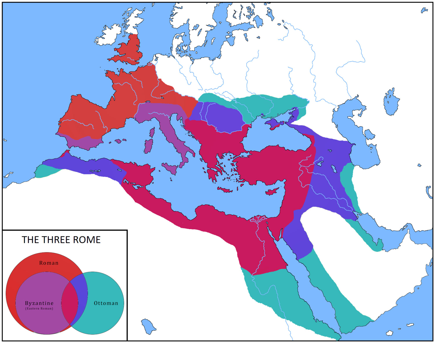 Three Roman Empires