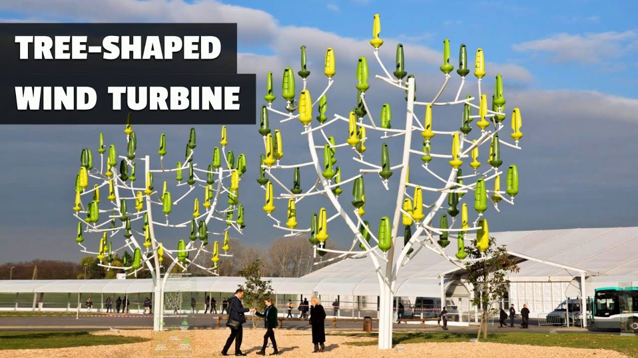 This Tree-Shaped Wind Turbine Silently Generates Electricity