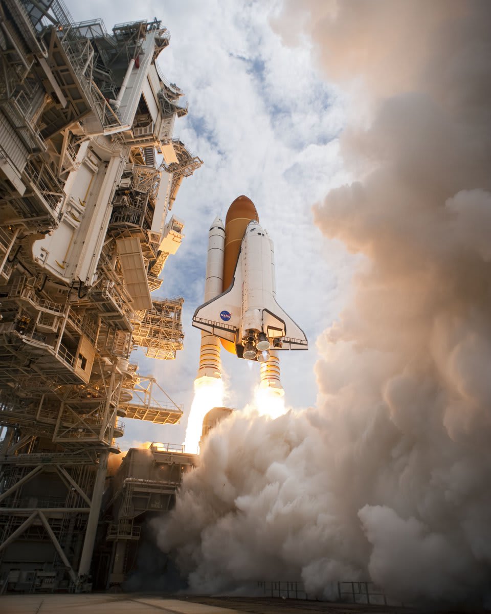 OTD 8 July 2011, STS-135 Atlantis lifts off from Kennedy Space Center in Florida, ending 30-year era of Space Shuttle flights