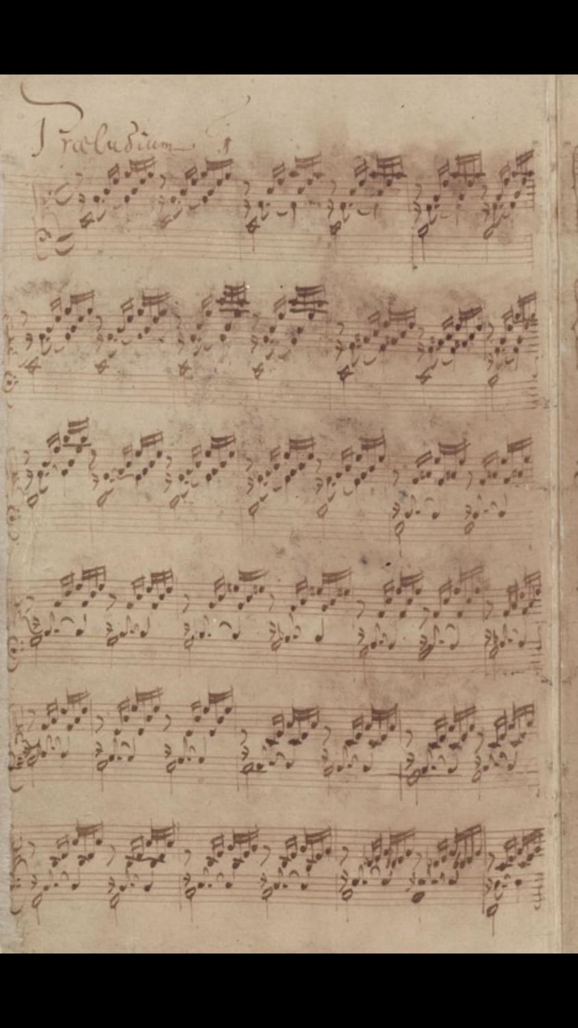 Bach’s handwriting is a form of art in itself. It’s no surprise that from someone who’s music is so intricate, and almost like a science of aesthetics and psychology, that the physical representation of it would rival the sound.
