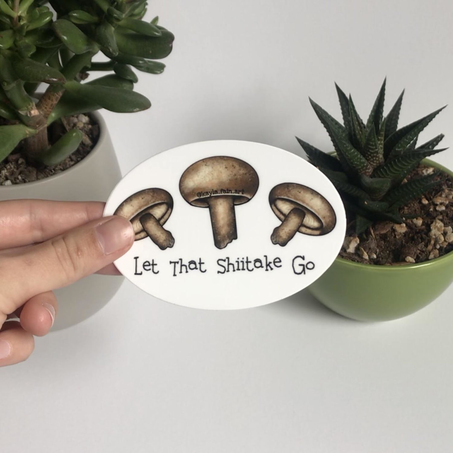 I drew this sticker for everyone that loves plants, and puns 🍄