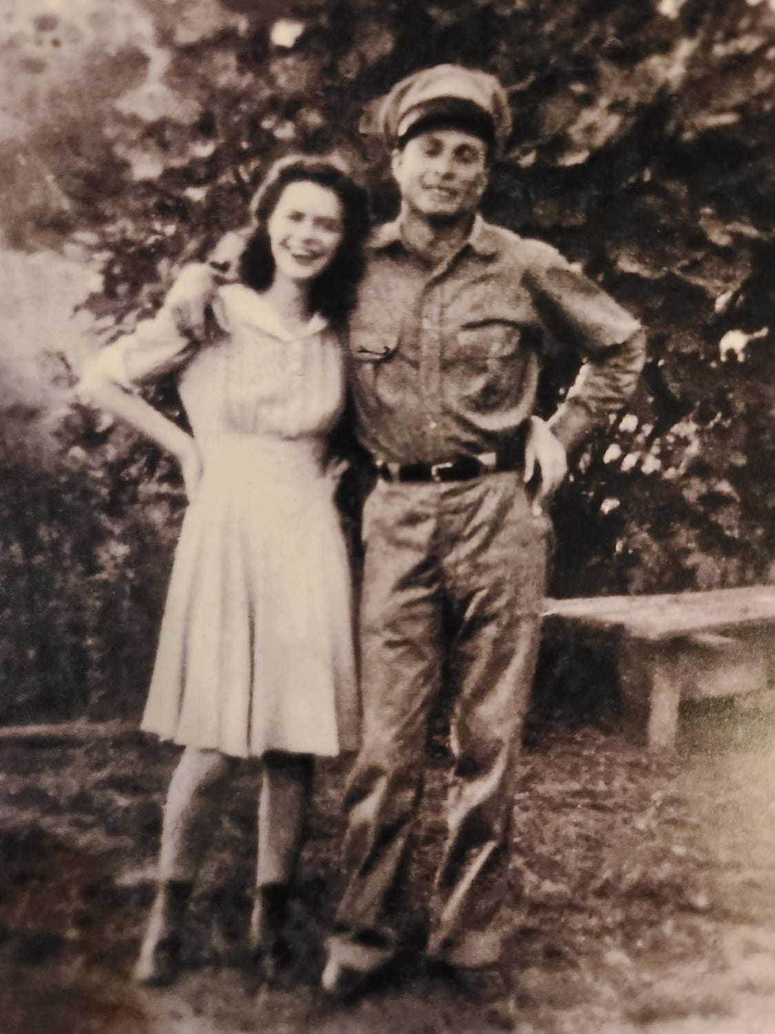 Grandma and Papa in 1937. She passed away today at 100 years old.
