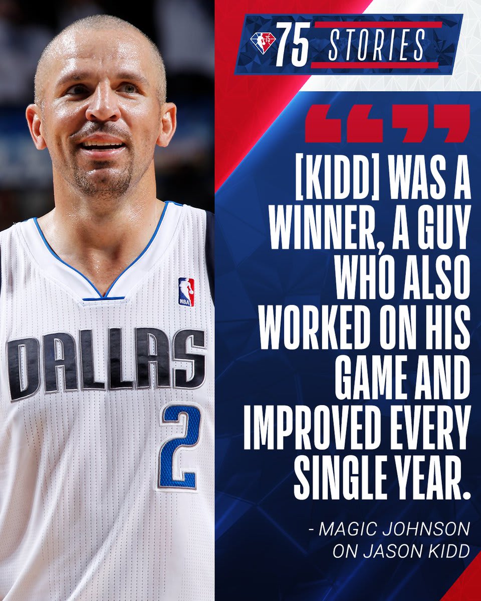 Jason Kidd had one of the greatest basketball minds. NBA75 Hear more stories like this in 75 Stories: Jason Kidd here: