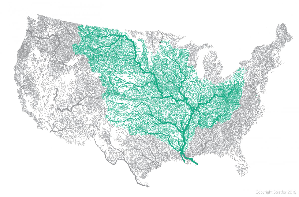 How truly large the Mississippi river basin really is