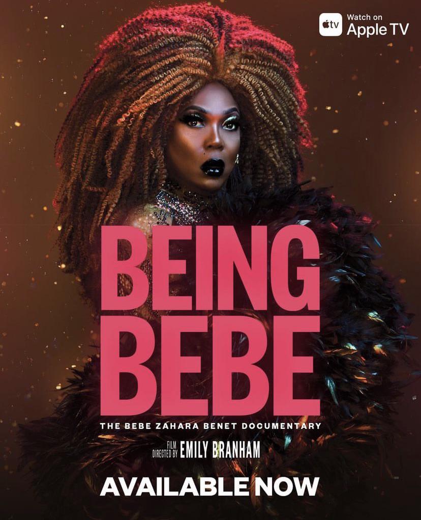 BeBe Zahara Benet’s documentary ‘Being BeBe’ is now streaming exclusively on Apple TV! This documentary covers 15 years of her life and time on Drag Race. Let’s stream to support our OG queen!✨