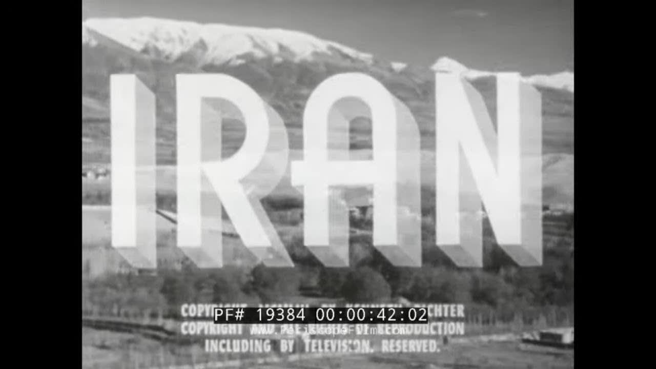 1952 PORTRAIT OF IRAN / PERSIA TRAVELOGUE FILM PERSEPOLIS TEHRAN SHIRAZ 19384