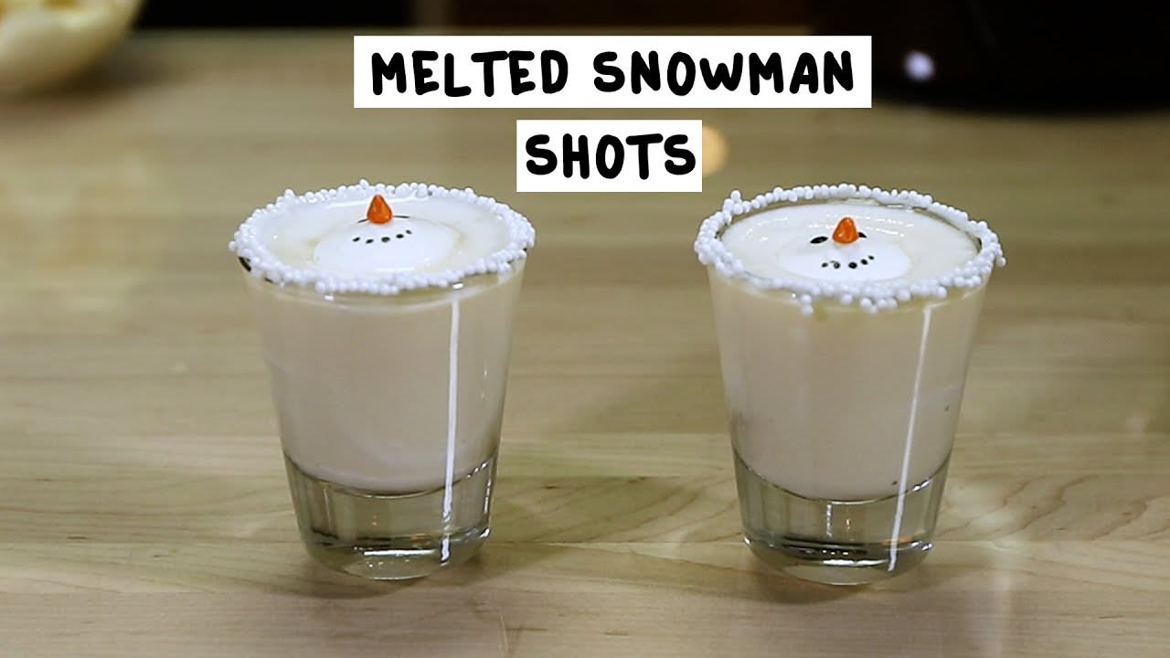 Melted Snowman Shots